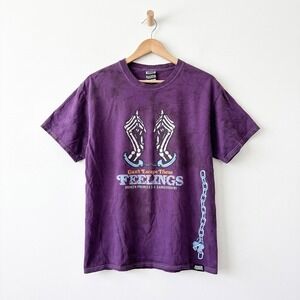 Broken Promises x Samborghini Can't Escape These Feelings Purple Tie Dye Tee M